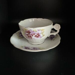 Johann Seltman Vohenstrass Barvarian Pansy pattern victorian era